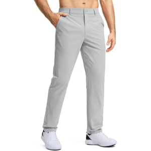 Pudolla Men's Stretch Golf Pants: $16.06
