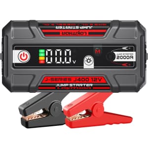 Lokithor J400 2,000A 12V Portable Jump Starter w/ ConnectMax: $38.47