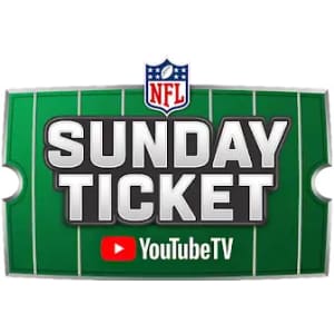NFL Sunday Ticket w/ YouTube TV: $378/year NFL Sunday Ticket w/ YouTube TV: $378/year