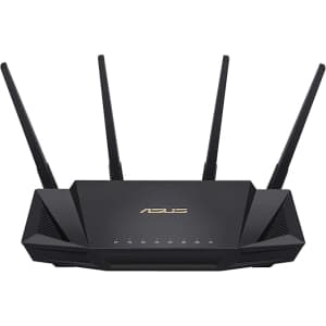 Asus RT-AX3000 Dual-Band WiFi 6 Router: $89 Asus RT-AX3000 Dual-Band WiFi 6 Router: $89