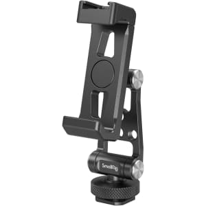 SmallRig Universal Metal Phone Holder with Cold Shoe Mount: $15.99 SmallRig Universal Metal Phone Holder with Cold Shoe Mount: $15.99