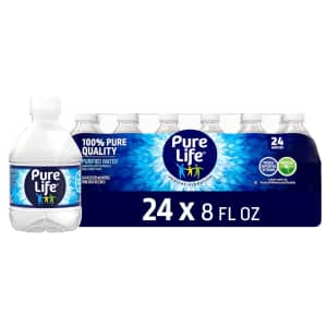 Pure Life Purified Water 8-oz. Bottle 24-Pack: $3.24 via Sub. & Save