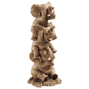 Design Toscano Stacked Elephants Statue: $23