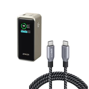 Anker Prime A1336 20,000mAh Power Bank + 6-Foot 240W USB-C Cable Bundle: $92.98