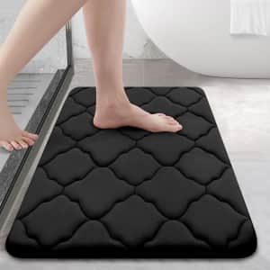 Olanly 24x16 Memory Foam Bath Mat Rug: $7.97