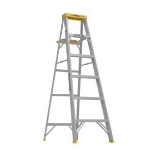 Werner 6-Foot Aluminum 250-lb. Folding Step Ladder: $40