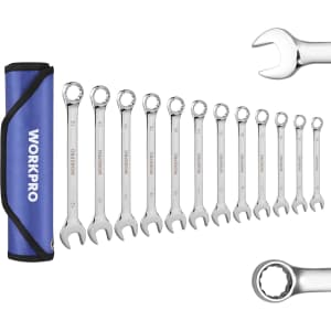 WorkPro 12-Piece Combination Wrench Set: $16.49