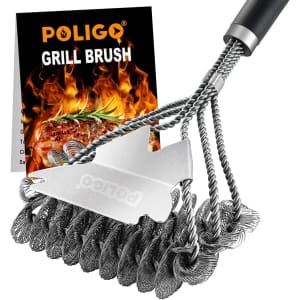 BBQ Grill Cleaning Brush and Scraper: $11 BBQ Grill Cleaning Brush and Scraper: $11
