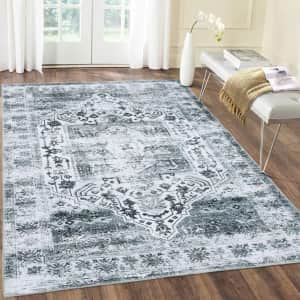 Garvee 9x12 Machine Washable Area Rug: $70