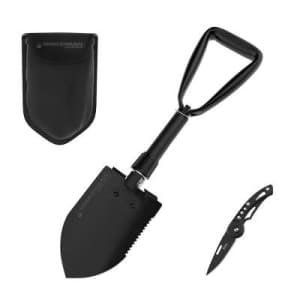 Leisure Sports Folding Survival Multitool With Pocket Knife and Carry Bag: $27