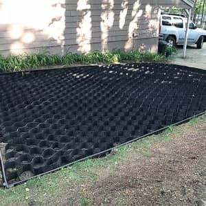 Bentism 9x17-ft. Stabilization Geo Grid for Sloped Driveways: $45