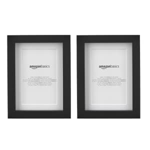 Amazon Basics 4" x 6" Rectangular Photo Picture Frame 2-Pack: $6.66