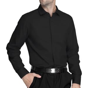 Men's No-Iron Long Sleeve Shirt: $13.99