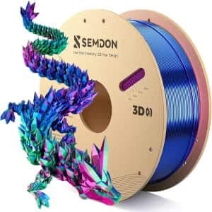 3D Printer Filament PLA 1.75mm Tri-Color Rainbow: $20 w/ Prime 3D Printer Filament PLA 1.75mm Tri-Color Rainbow: $20 w/ Prime