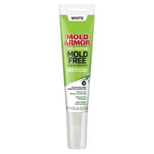 Mold Armor 100% Silicone Mold Free Caulk & Sealant: $7