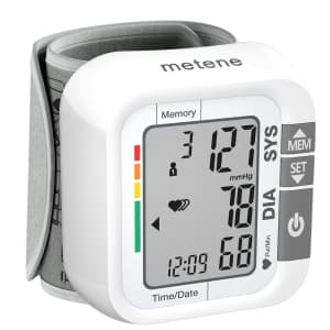 Metene Wrist Blood Pressure Monitor: $16.39