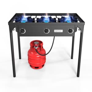 3-Burner Gas Propane Stove: $85.07