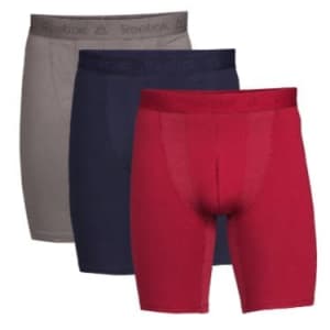 Reebok Tech Comfort Boxer Briefs 3-Pack (XXL size): $6
