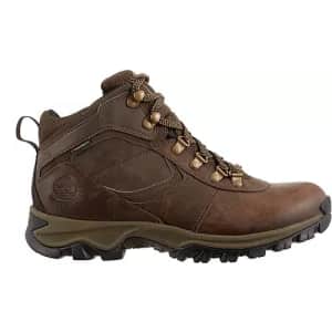 Timberland Men's Mt. Maddsen Mid Waterproof Hiking Boots: $75 Timberland Men's Mt. Maddsen Mid Waterproof Hiking Boots: $75
