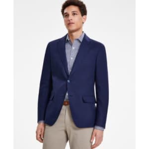 Tommy Hilfiger Men's Modern-Fit Linen Sport Coat: $45