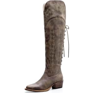 Globalwin Women's Thigh High Cowgirl Boots: $21.75 Globalwin Women's Thigh High Cowgirl Boots: $21.75