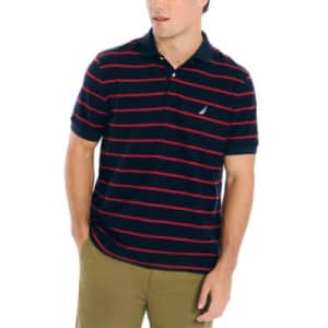 Nautica Men's Classic-Fit Striped Performance Deck Polo: $15.86 Nautica Men's Classic-Fit Striped Performance Deck Polo: $15.86