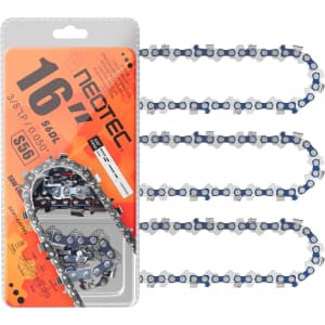Neo-Tec 16" Chainsaw Chain 3-Pack: $8.82 Neo-Tec 16" Chainsaw Chain 3-Pack: $8.82