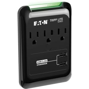 Tripp Lite 3-Outlet Portable Surge Protector: $22