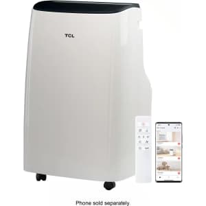 TCL 300 Sq. Ft. 7,000 BTU 3-in-1 Smart Portable Air Conditioner: $250 TCL 300 Sq. Ft. 7,000 BTU 3-in-1 Smart Portable Air Conditioner: $250