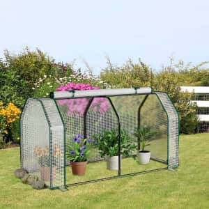 47.5" x 21.5" x 24" Mini Greenhouse at PickYourPlum: $35 47.5" x 21.5" x 24" Mini Greenhouse at PickYourPlum: $35