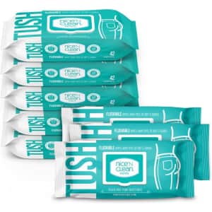 Nice 'N Clean 42-Count Adult Flushable Wipes 8-Pack: $12