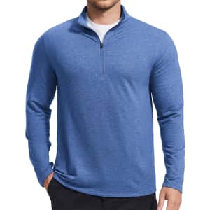 Pinspark Men's Quarter Zip Pullover: $7.99