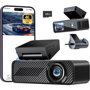 Pelsee 4K Front and Rear Dash Cam: $48 w/ Prime Pelsee 4K Front and Rear Dash Cam: $48 w/ Prime
