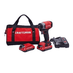Craftsman CMCF810C2 V20 Max Impact Driver Kit: $90