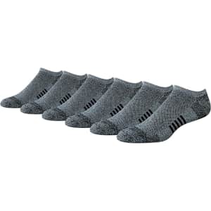 Amazon Essentials Men's Performance Cushioned No-Show Socks 6-Pack: $7 via Sub. & Save