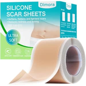 Dimora 1.6" x 60" Waterproof Silicone Scar Sheet Roll: $5 w/ Prime