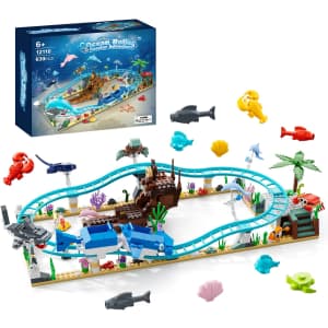 Ocean Roller Coaster Adventure Building Set: $16.99