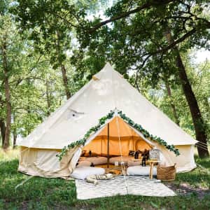 YitaHome 13-Foot All-Year Camping Bell Tent: $269.99 YitaHome 13-Foot All-Year Camping Bell Tent: $269.99