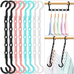 Closet Space Saving Hanger 8-Pack: $5.99 Closet Space Saving Hanger 8-Pack: $5.99