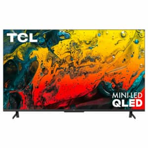 TCL 6-Series 55R646 55" 4K HDR QLED UHD Smart TV: $398