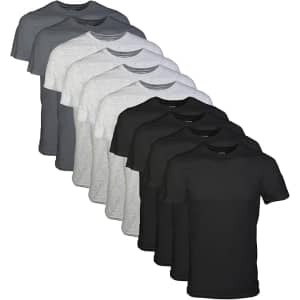 Gildan Men's Crew T-Shirts 10-Pack: $21