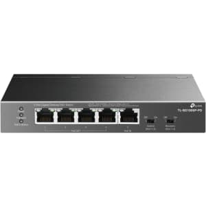 TP-Link 5-Port PoE Passthrough Gigabit Ethernet Switch: $51