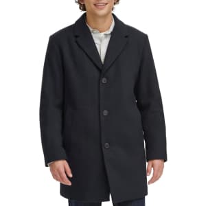 Dockers Men's Henry Wool Blend Top Coat: $46