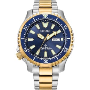 Citizen Men's Eco-Drive Promaster Dive Fugu Automatic Stainless Steel Watch: $338