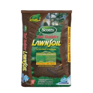 Scotts Turf Builder 1.5-Cu. Ft. Grass and Sod Lawn Soil: $7.50 Scotts Turf Builder 1.5-Cu. Ft. Grass and Sod Lawn Soil: $7.50