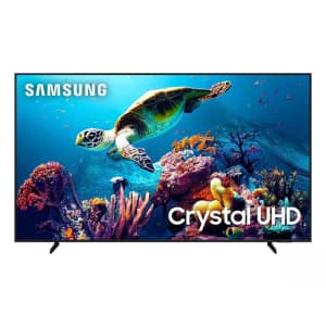 Samsung 75" Class DU6900 4K Ultra HD LED Smart Tizen TV (2024): $480