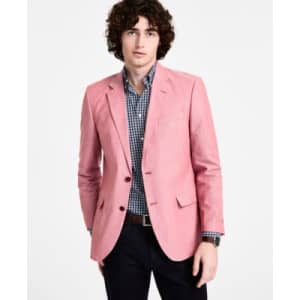 Nautica Men's Modern-Fit Chambray Sport Coat: $59