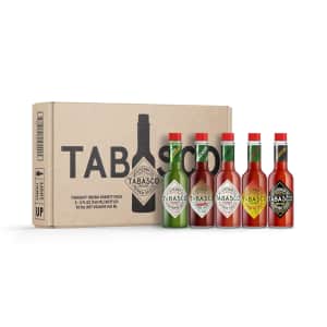 Tabasco 5-oz. Hot Sauce Bottle Variety 5-Pack: $14 via Sub & Save