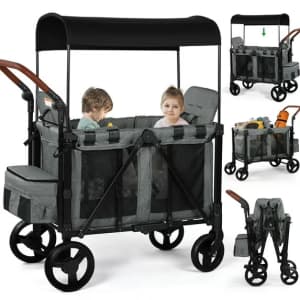 Vomeast 3-in-1 Wagon Stroller w/ Canopy: $179.99