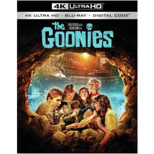 The Goonies 4K Ultra HD + Blu-ray: $9.99